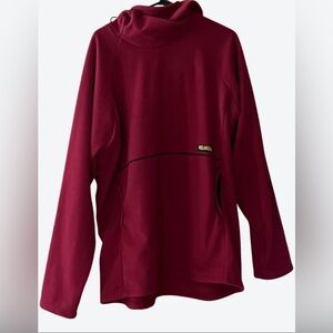 Melanzana XXL Wind Pro Hoodie Men's Long Sleeve Merlot NWOT USA